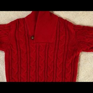 Janie and Jack 12-18 month boys cable-knit sweater